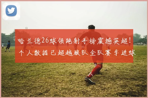 哈兰德26球领跑射手榜震撼英超！个人数据已超越狼队全队赛季进球，究竟多恐怖？